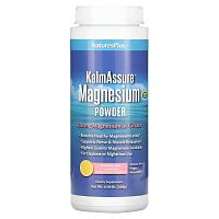 NaturesPlus, Kalmassure, магний в порошке, со вкусом освежающего розового лимонада, 400 мг, 408 г (0,90 фунта)