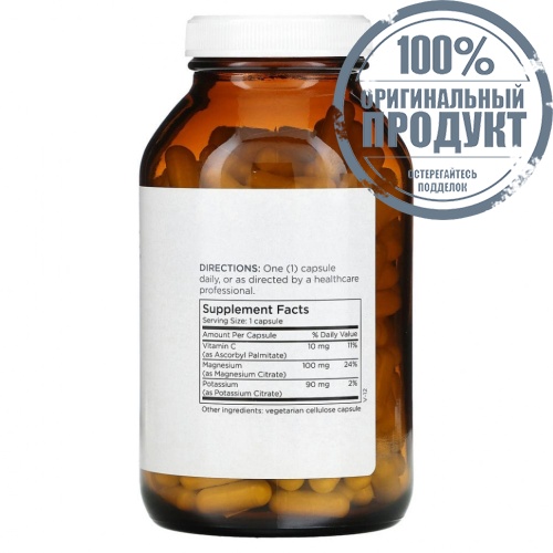 Metabolic Maintenance, Цитрат калия и магния, 250 капсул фото 2