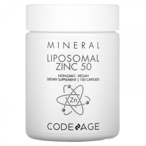 Codeage, Liposomal, цинк 50, 100 капсул