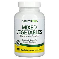 NaturesPlus, Mixed Vegetables, 180 таблеток
