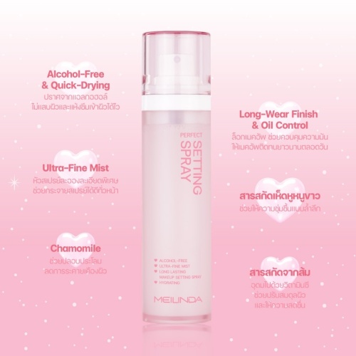 Meilinda Perfect Setting Spray 50g. фото 4