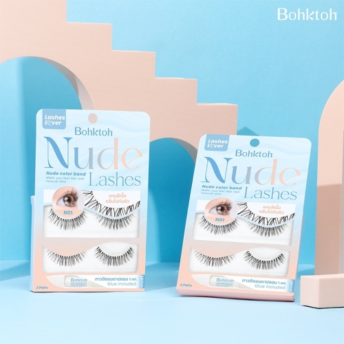Bohktoh Nude Lashes 2Pairs N01 фото 3