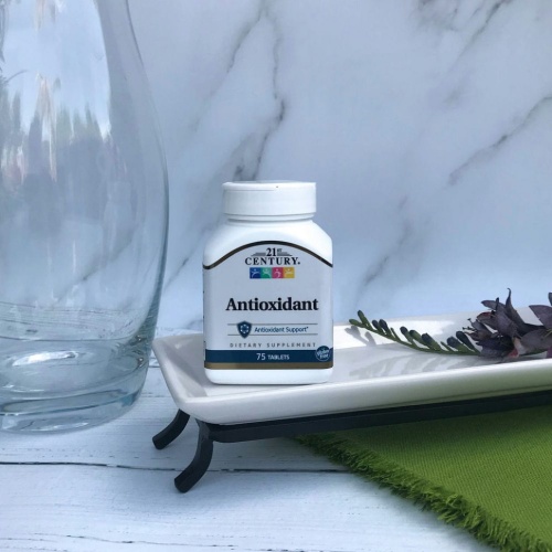21st Century, антиоксидант, 75 таблеток фото 3