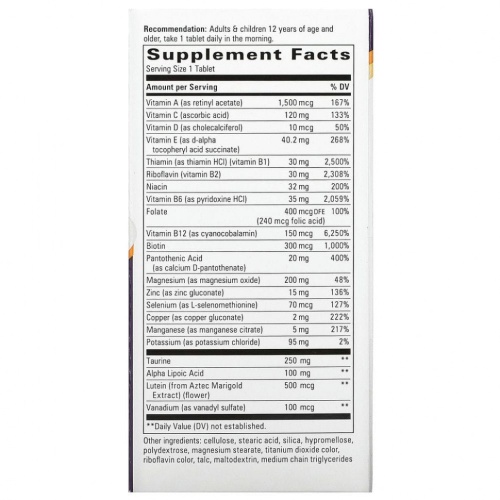 Nature's Way, Alpha Betic, мультивитамины, 30 таблеток фото 2