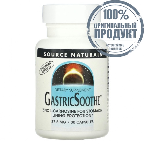 Source Naturals, GastricSoothe, 37,5 мг, 30 капсул