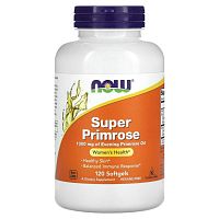 NOW Foods, Super Primrose, масло примулы вечерней, 1300 мг, 120 капсул