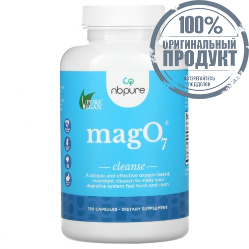 NB Pure, MagO7, полное очищение, 180 капсул
