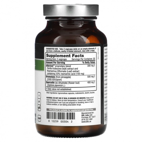 Quality of Life Labs, Аллерфин`` 60 растительных капсул фото 2