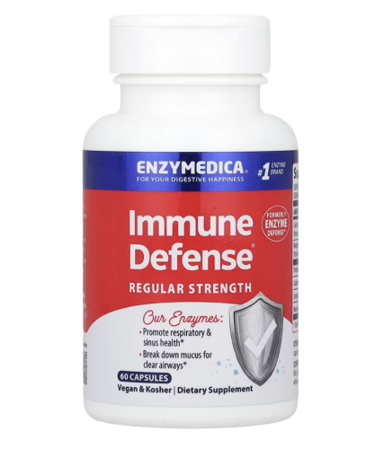 Enzymedica, Enzyme Defense, 60 капсул