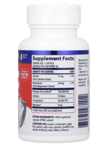 Enzymedica, Enzyme Defense, 60 капсул фото 2