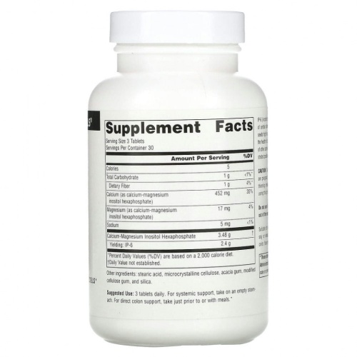 Source Naturals, IP-6, 800 мг, 90 таблеток фото 2