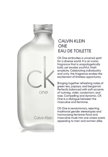CK ONE Eau de Toilette 100ml - 100% оригинал фото 4