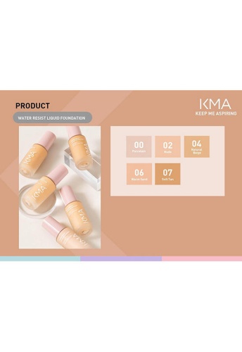 Water Resist Liquid Foundation (N) 30 mL - 100% оригинал фото 5