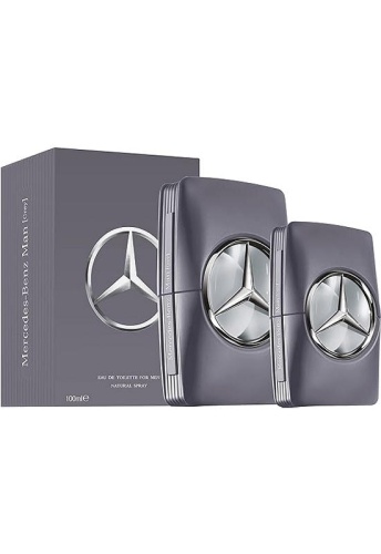 MERCEDES BENZ MAN GREY FOR MEN EAU DE TOILETTE (DS EC)100 ML - 100% оригинал фото 3