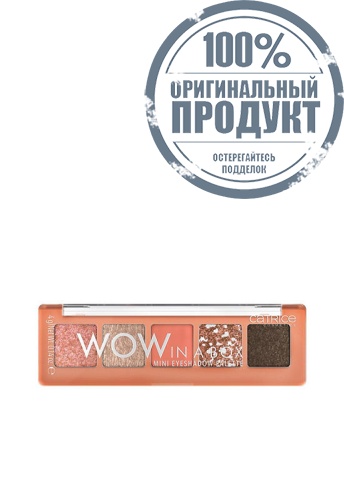 Wow In A Box Mini Eyeshadow Palette 4 g Peach Perfect