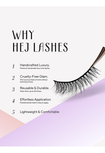 Premium Faux Mink False Eyelashes - Inverness Black - 100% оригинал фото 3