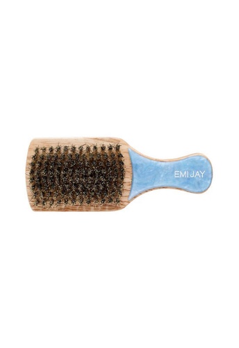 Mini Boar Bristle Brush in Blue Sugar - 100% оригинал