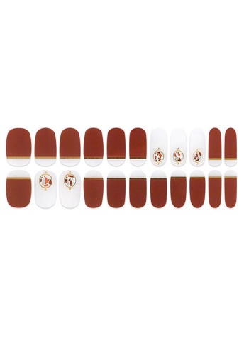 BURGUNDY RED-GEL SHINE STRIPS - 100% оригинал