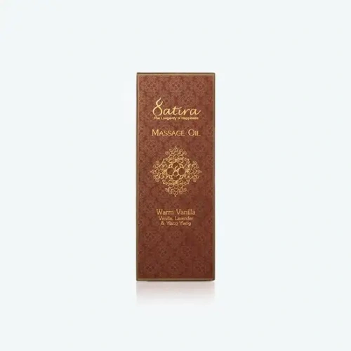 Satira Warm Vanilla Massage Oil 100 ml - 100% оригинал фото 4