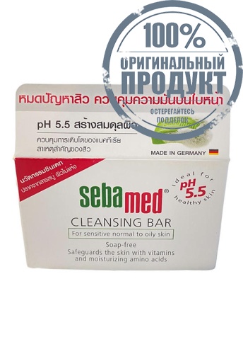 White - CLEANSING BAR pH 5.5 100 g. - 100% оригинал фото 3