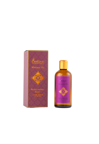 Satira Relax Lavender Massage Oil 100 ml - 100% оригинал фото 2