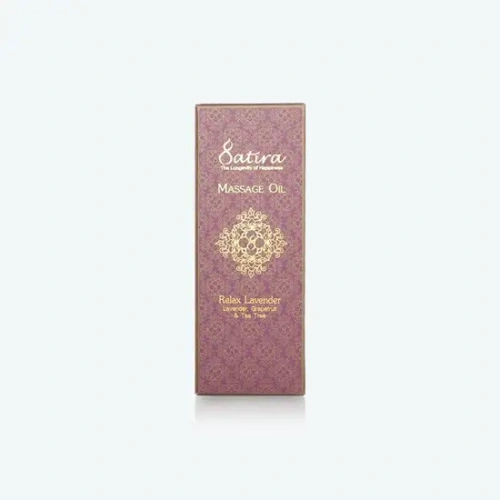 Satira Relax Lavender Massage Oil 100 ml - 100% оригинал фото 5