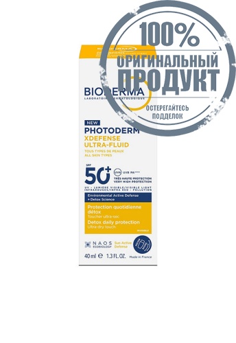 Photoderm Xdefense Ultra-Fluid SPF50+ Invisible 40 mL - 100% оригинал фото 2