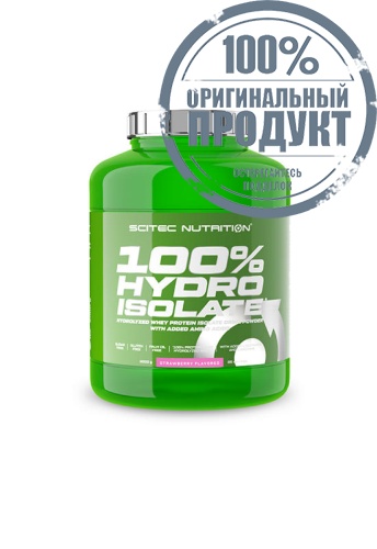 Whey Protein Hydrolysed Isolate 2000g-Strawberry - 100% оригинал