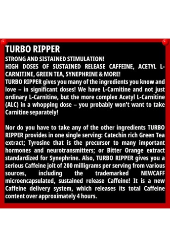 Fat Burn Turbo Ripper 100 Caps. - 100% оригинал фото 5