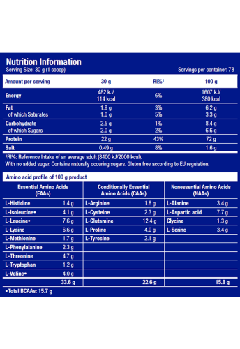 Whey Protein 2350g-White Chocolate - 100% оригинал фото 4