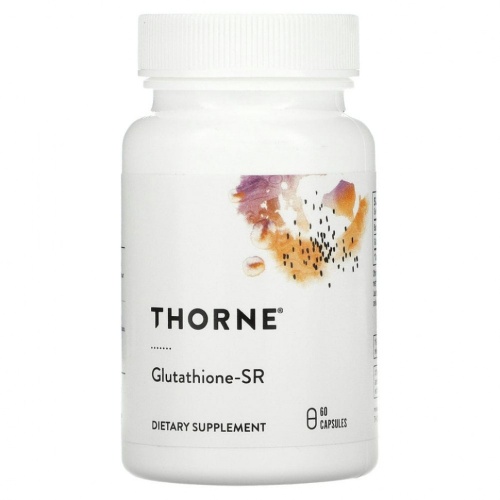 Thorne Research, Glutathione-SR, 60 капсул Thorne Research, Glutathione-SR, 60 капсул