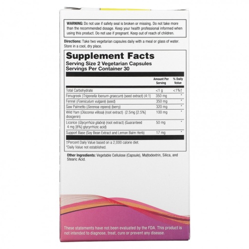 Natural Balance, Great Curves, 60 Vegetarian Capsules фото 2