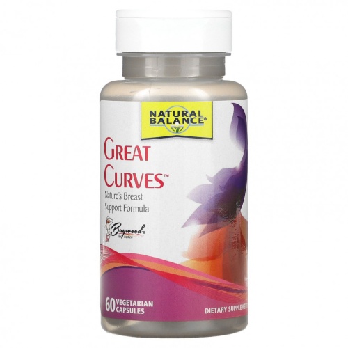 Natural Balance, Great Curves, 60 Vegetarian Capsules фото 3