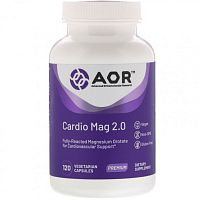 Advanced Orthomolecular Research AOR, Cardio Mag 2.0, 120 растительных капсул