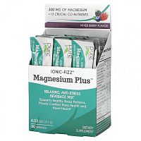 Pure Essence, Magnesium Plus, расслабляющая, антистрессовая смесь для напитков, ягодная смесь, 171 г (6,03 унции)