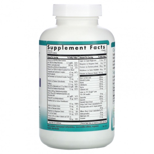 Nutricology, OcuDyne II, 200 вегетарианских капсул фото 2