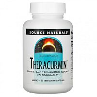 Source Naturals, Theracurmin, 600 мг, 60 вегетарианских капсул