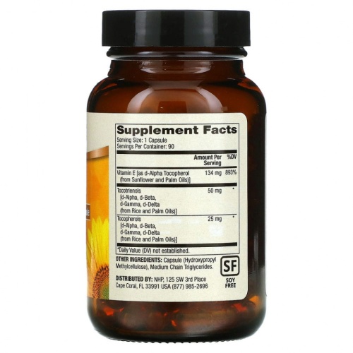 Dr. Mercola, Витамин E, 90 капсул фото 2