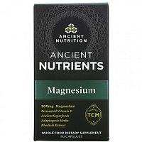 Dr. Axe / Ancient Nutrition, Ancient Nutrients, Магний, 100 мг, 90 капсул