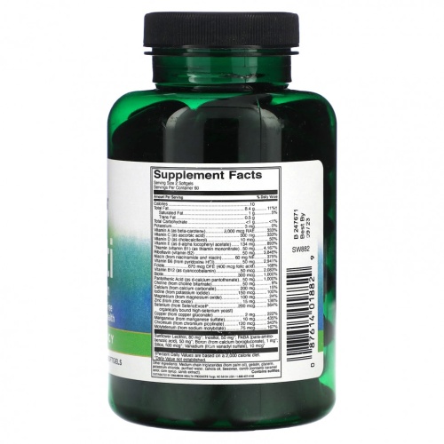 Swanson, Мультивитамины без железа, 120 мягких таблеток фото 2