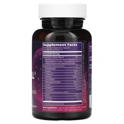 MRM Nutrition, Digest-All, 30 капсул фото 2
