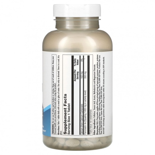 KAL, Панкреатин, 350 мг, 500 таблеток фото 2