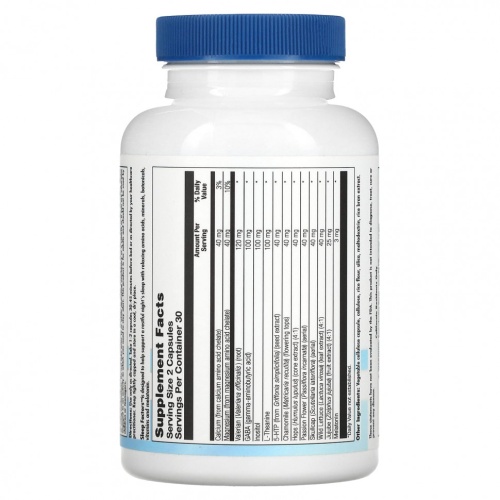 Nutra BioGenesis, Sleep Factors, 60 капсул фото 2