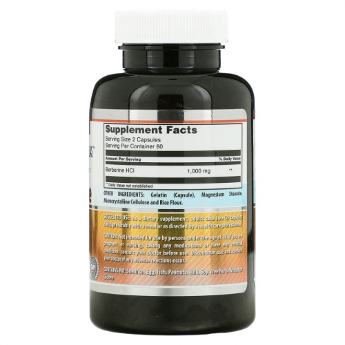 Amazing Nutrition, Берберин, 500 мг, 120 капсул фото 2