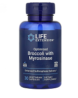 Life Extension, Оптимизированная брокколи и мирозиназа, 30 вегетарианских капсул