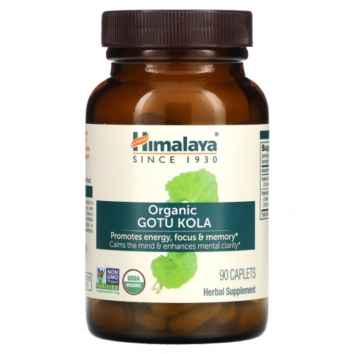 Himalaya, Органическое готу кола, 90 капсул фото 3