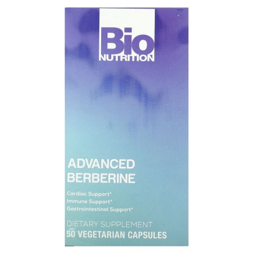 Bio Nutrition, Advanced Berberine, 50 вегетарианских капсул Bio Nutrition, Advanced Berberine, 50 вегетарианских капсул