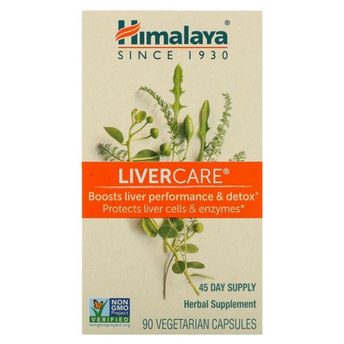 Himalaya, LiverCare, 90 вегетарианских капсул Himalaya, LiverCare, 90 вегетарианских капсул