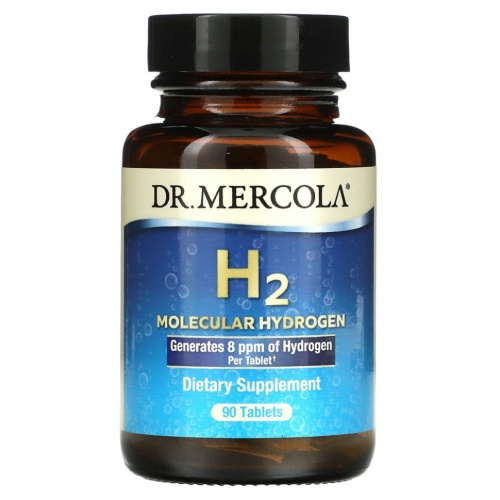 Dr. Mercola, молекулярный водород H2, 90 таблеток Dr. Mercola, молекулярный водород H2, 90 таблеток