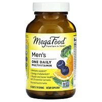 MegaFood, Men's One Daily, ежедневные витамины для мужчин, 90 таблеток